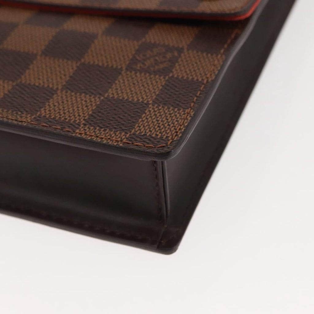 Louis Vuitton Portobello Messenger Damier Brown Canvas Shoulder Bag Bag (Pre-Owned)