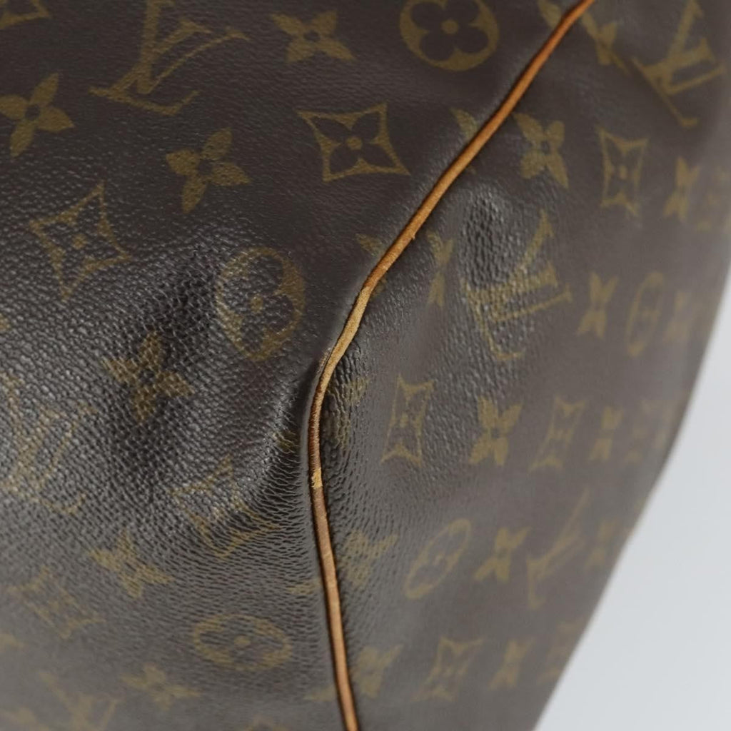 Louis Vuitton Keepall Bag Monogram Canvas Brown Canvas Travel Bag Bag (Pre-Owned)