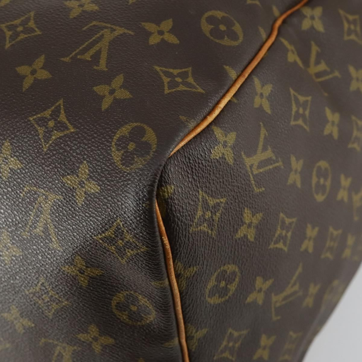 Louis Vuitton Keepall Bag Monogram Canvas Brown Canvas Travel Bag Bag (Pre-Owned)