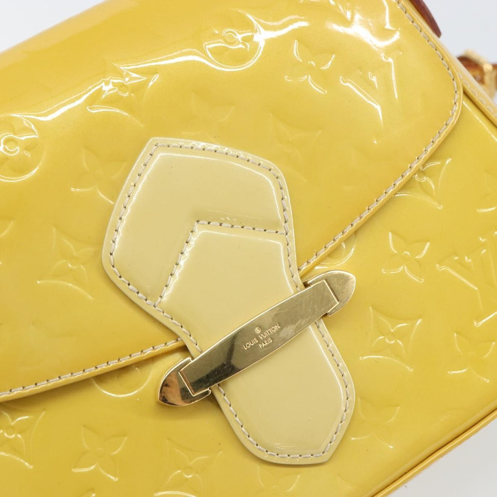 Louis Vuitton Bellflower Handbag Monogram Vernis Brown Patent_Leather Shoulder Bag Bag (Pre-Owned)