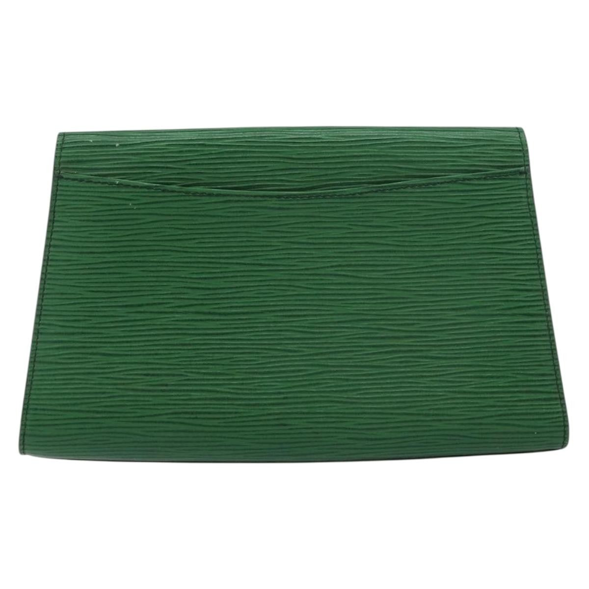 Louis Vuitton Art Deco Clutch Epi Leather Green Leather Clutche & Pouche Bag (Pre-Owned)