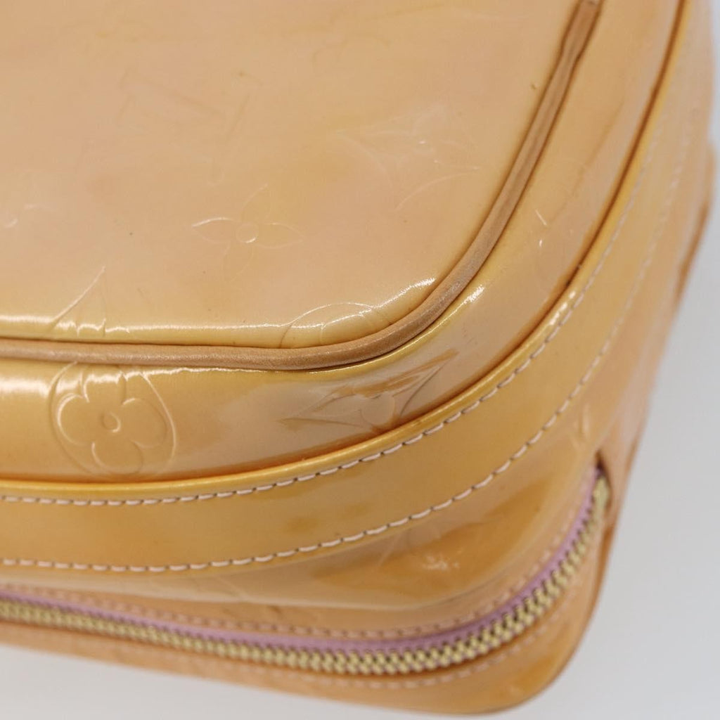 Louis Vuitton Wooster Handbag Monogram Vernis Yellow Patent_Leather Shoulder Bag Bag (Pre-Owned)