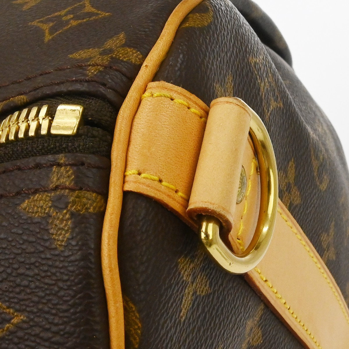 Louis Vuitton Keepall Bag Monogram Canvas Brown Canvas Travel Bag Bag (Pre-Owned)