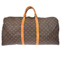 Louis Vuitton Keepall Bag Monogram Canvas Brown Canvas Travel Bag Bag (Pre-Owned)