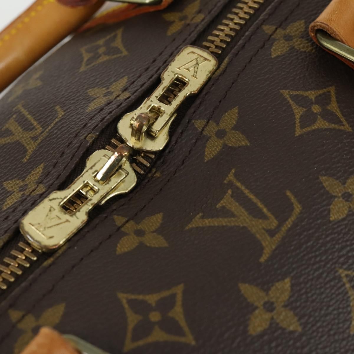 Louis Vuitton Keepall Bag Monogram Canvas Brown Canvas Travel Bag Bag (Pre-Owned)