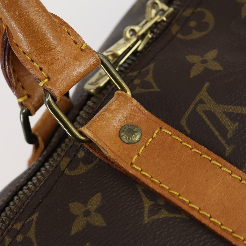 Louis Vuitton Keepall Bag Monogram Canvas Brown Canvas Travel Bag Bag (Pre-Owned)
