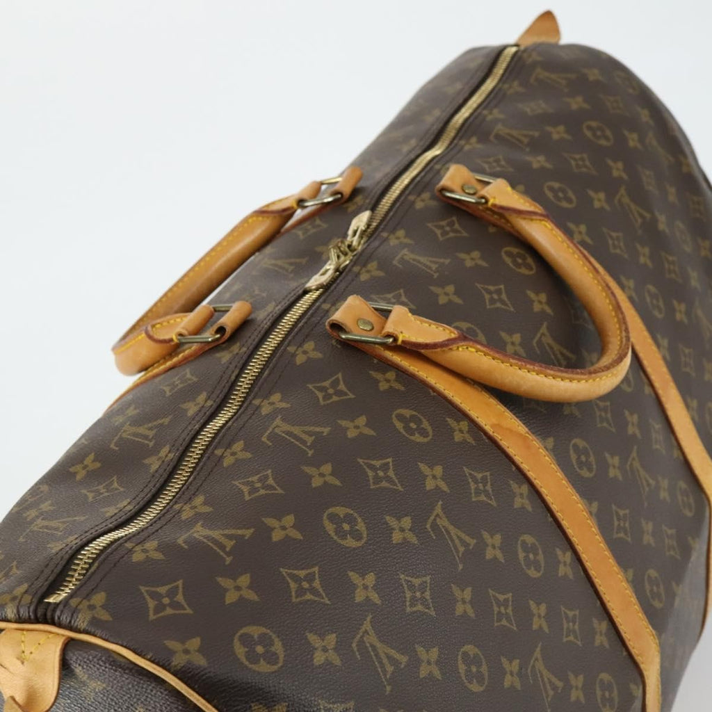Louis Vuitton Keepall Bag Monogram Canvas Brown Canvas Travel Bag Bag (Pre-Owned)