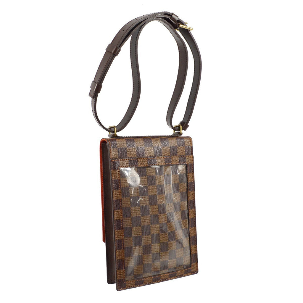 Louis Vuitton Portobello Messenger Damier Brown Canvas Shoulder Bag Bag (Pre-Owned)
