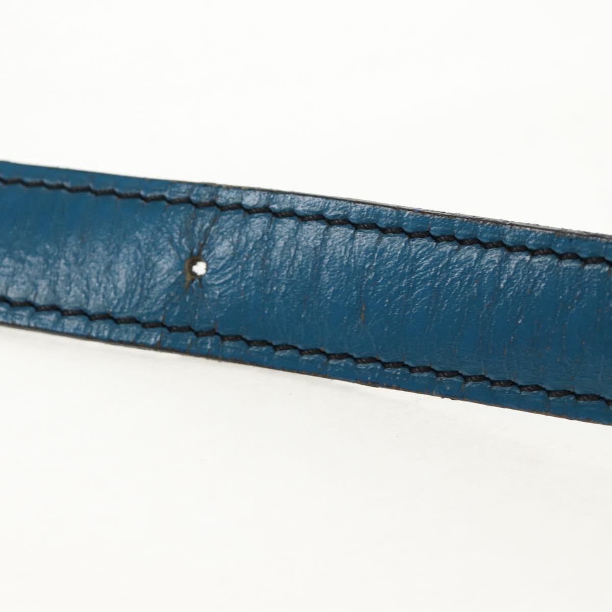 Louis Vuitton Cartouchiere Handbag Epi Leather Blue Leather Shoulder Bag Bag (Pre-Owned)