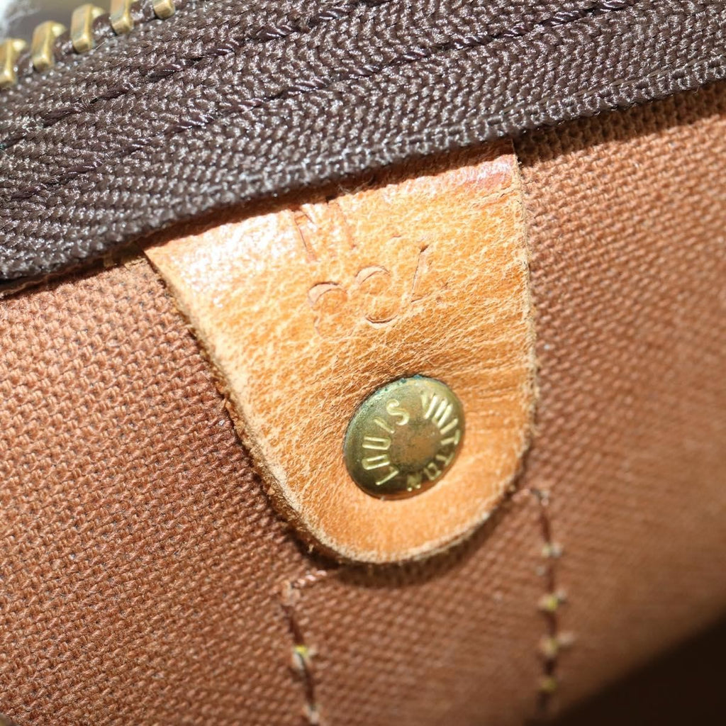 Louis Vuitton Keepall Bag Monogram Canvas Brown Canvas Travel Bag Bag (Pre-Owned)
