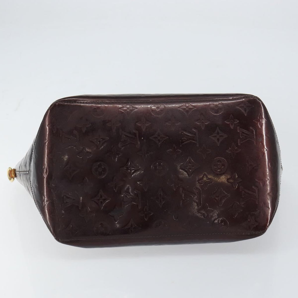Louis Vuitton Bellevue Handbag Monogram Vernis Purple Patent_Leather Tote Bag Bag (Pre-Owned)