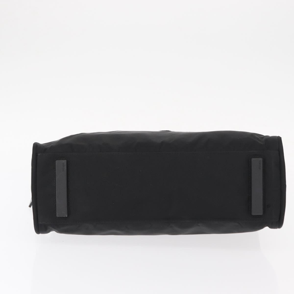 Prada Bowling Shoulder Bag Tessuto Black Nylon Shoulder Bag Bag (Pre-Owned)