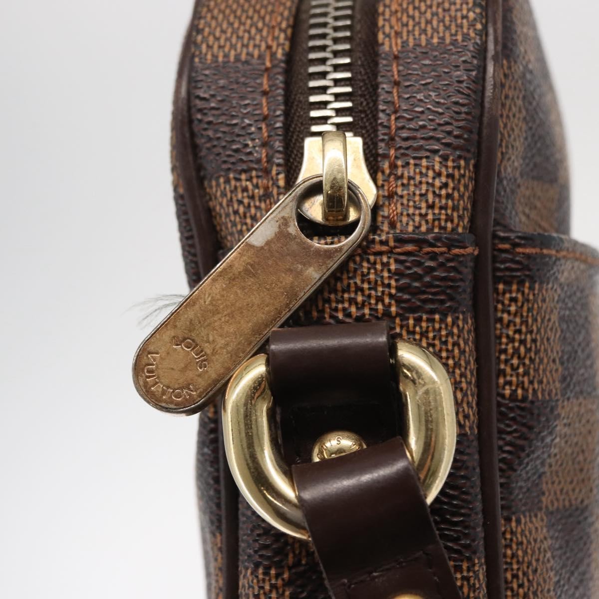 Louis Vuitton Rift Handbag Damier Brown Canvas Shoulder Bag Bag (Pre-Owned)
