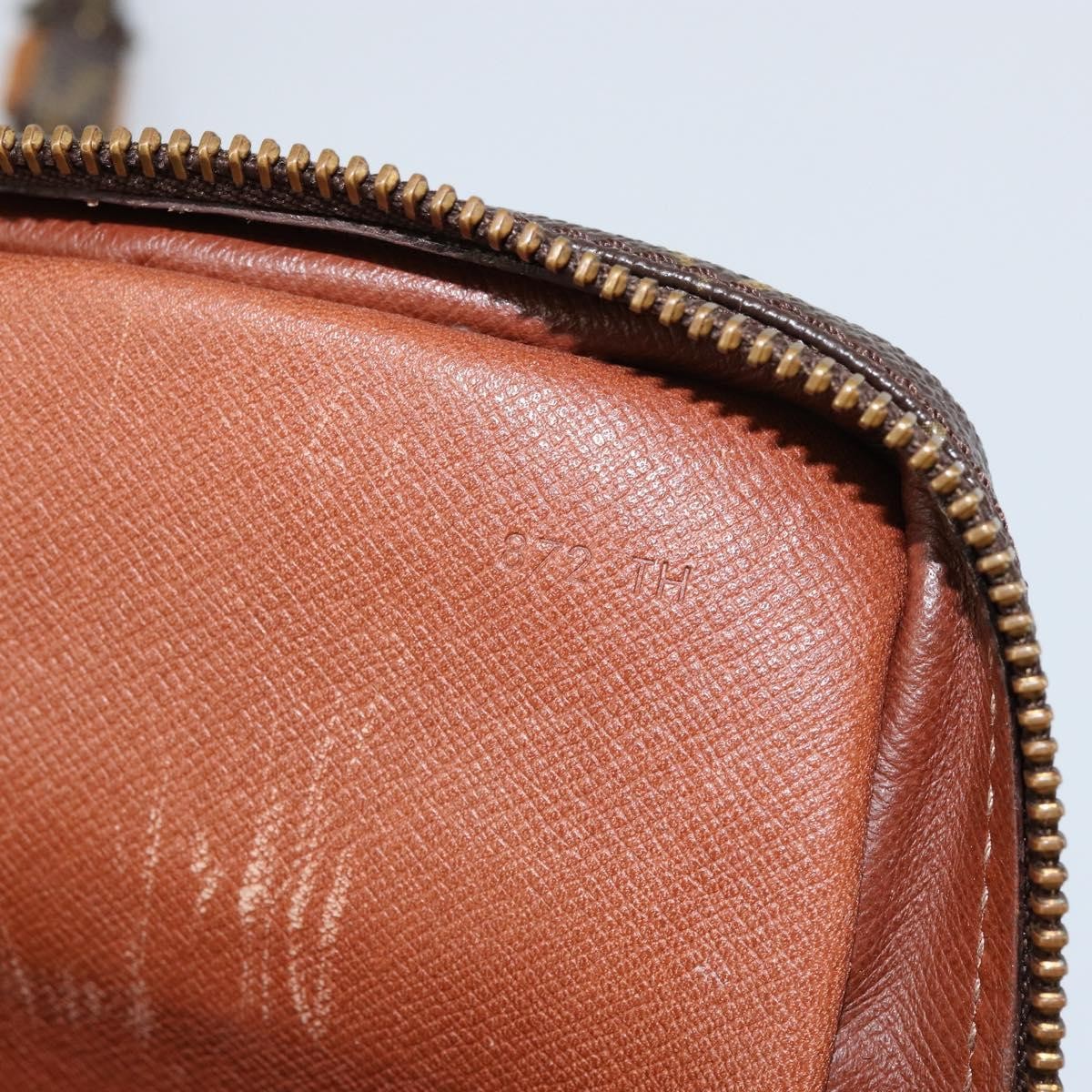 Louis Vuitton Amazone Bag Monogram Canvas Brown Canvas Shoulder Bag Bag (Pre-Owned)