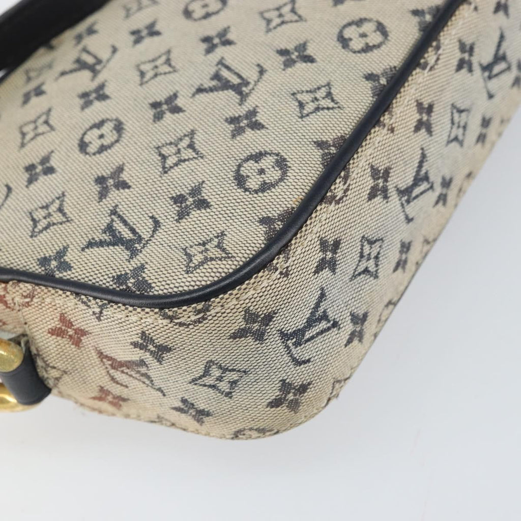 Louis Vuitton Juliette Crossbody Bag Mini Lin Blue Canvas Shoulder Bag Bag (Pre-Owned)