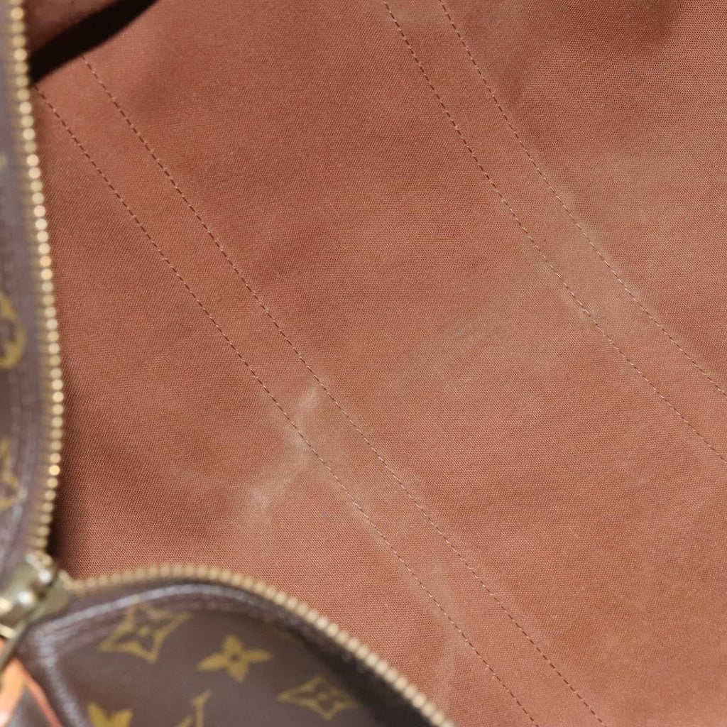 Louis Vuitton Keepall Bag Monogram Canvas Brown Canvas Travel Bag Bag (Pre-Owned)