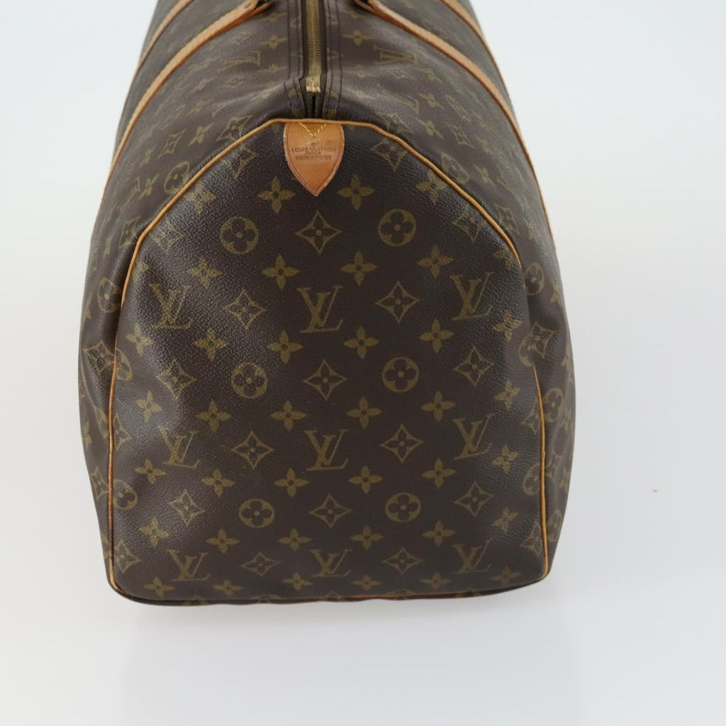 Louis Vuitton Keepall Bag Monogram Canvas Brown Canvas Travel Bag Bag (Pre-Owned)