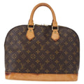 Louis Vuitton Alma Handbag Monogram Canvas Brown Canvas Handbag (Pre-Owned)