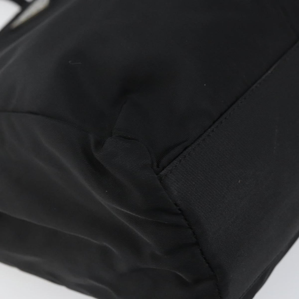 Prada Vintage Tote Nylon Black Nylon Tote Bag Bag (Pre-Owned)