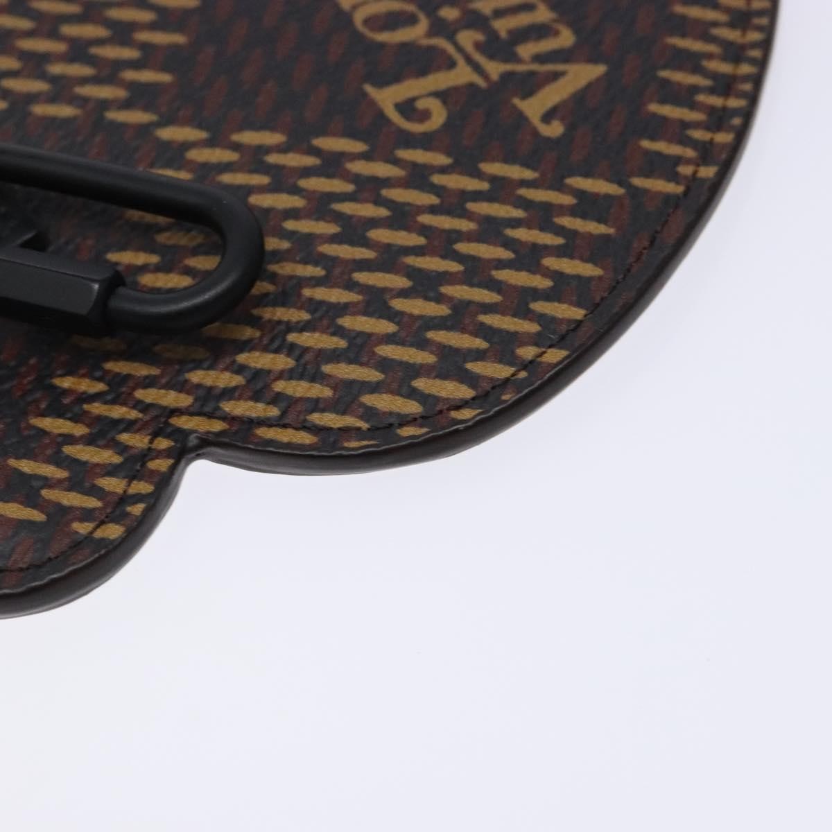 Louis Vuitton Nigo Duck Coin Holder Printed Leather And Limited Edition Giant Damier Black Canvas Wallets Accessory (Pre-Owned)