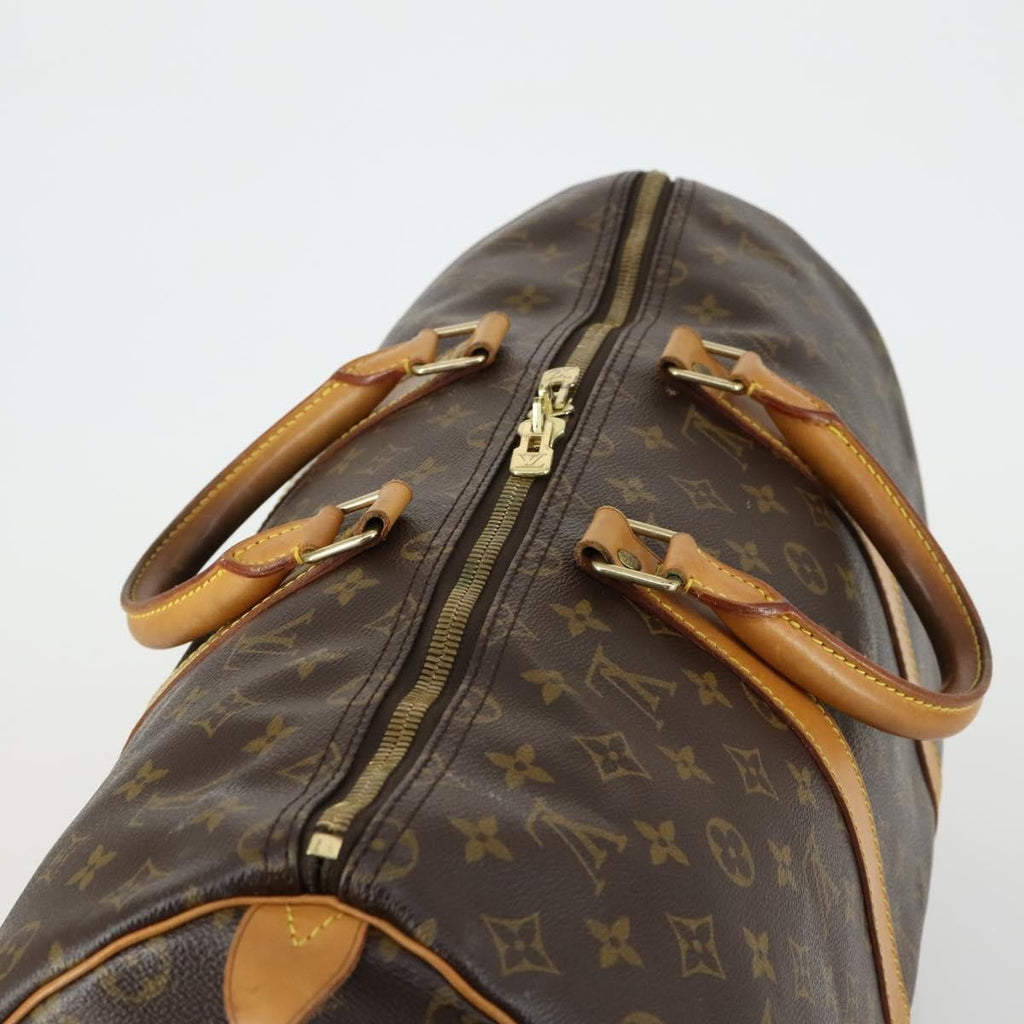 Louis Vuitton Keepall Bag Monogram Canvas Brown Canvas Travel Bag Bag (Pre-Owned)