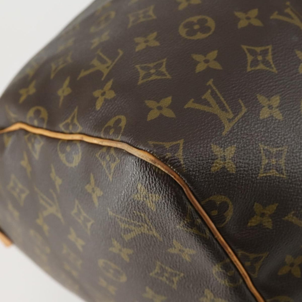 Louis Vuitton Keepall Bag Monogram Canvas Brown Canvas Travel Bag Bag (Pre-Owned)