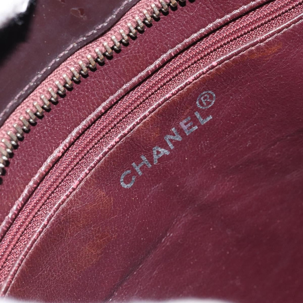 Chanel Vintage Tote Patent Leather Brown Patent_Leather Tote Bag Bag (Pre-Owned)
