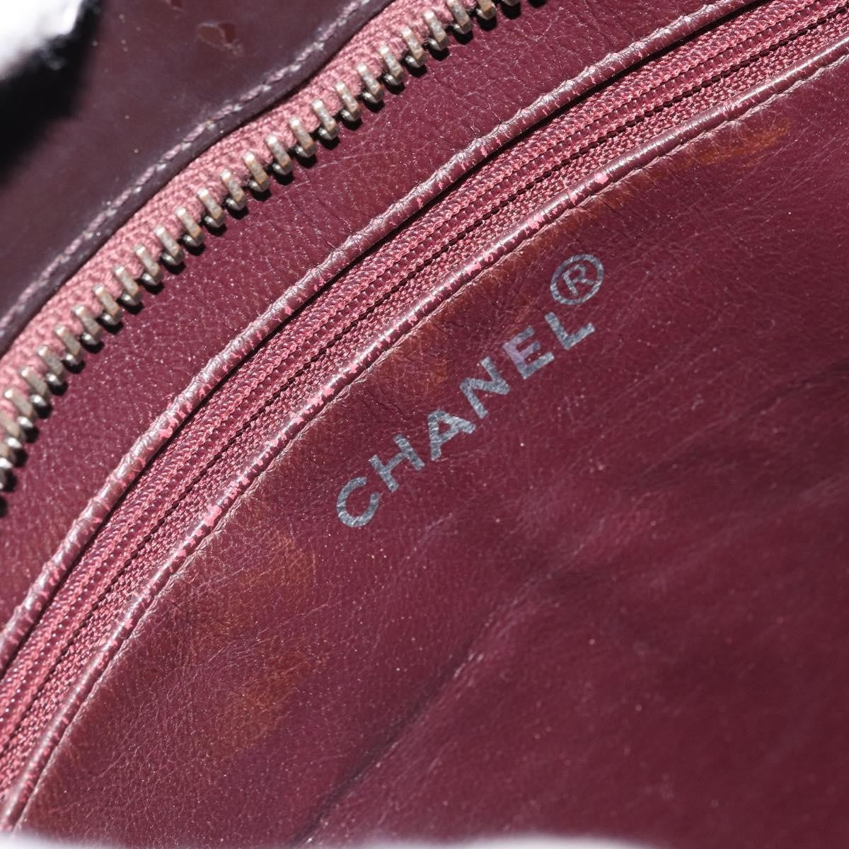 Chanel Vintage Tote Patent Leather Brown Patent_Leather Tote Bag Bag (Pre-Owned)