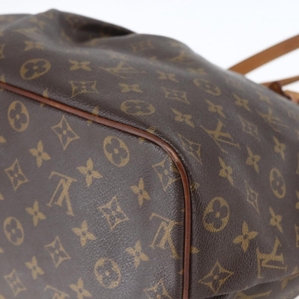Louis Vuitton Palermo Handbag Monogram Canvas Brown Canvas Tote Bag Bag (Pre-Owned)