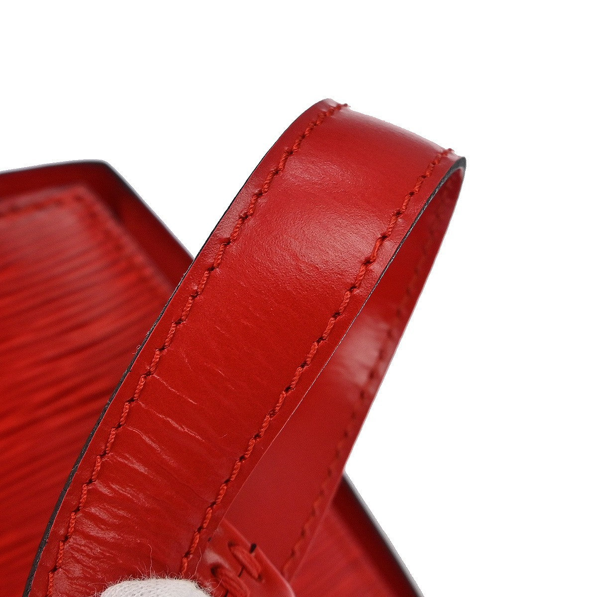 Louis Vuitton Cluny Shoulder Bag Epi Leather Red Leather Shoulder Bag Bag (Pre-Owned)
