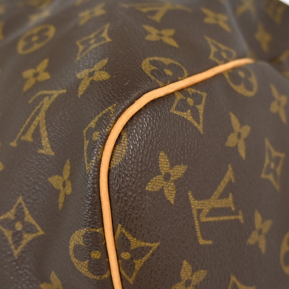 Louis Vuitton Keepall Bag Monogram Canvas Brown Canvas Travel Bag Bag (Pre-Owned)