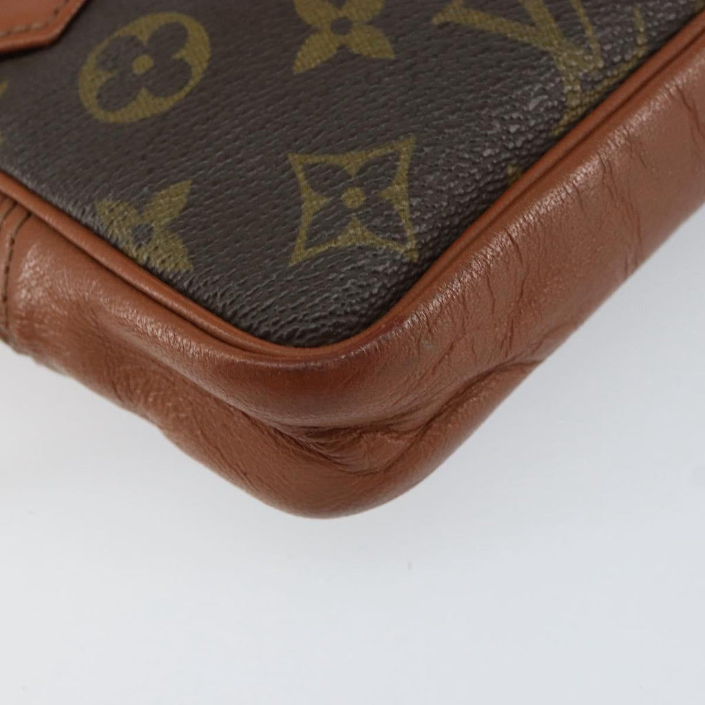 Louis Vuitton Pochette Sports Monogram Canvas Brown Canvas Clutche & Pouche Bag (Pre-Owned)