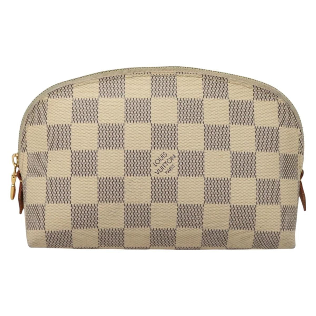 Louis Vuitton Cosmetic Pouch Damier White Canvas Bag (Pre-Owned)