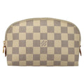 Louis Vuitton Cosmetic Pouch Damier White Canvas Bag (Pre-Owned)