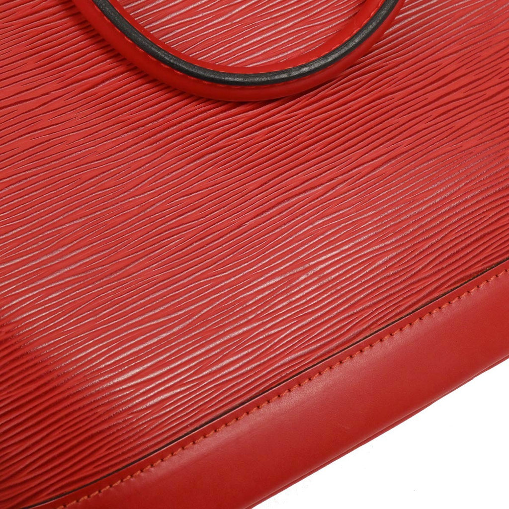 Louis Vuitton Alma Handbag Epi Leather Red Leather Handbag (Pre-Owned)