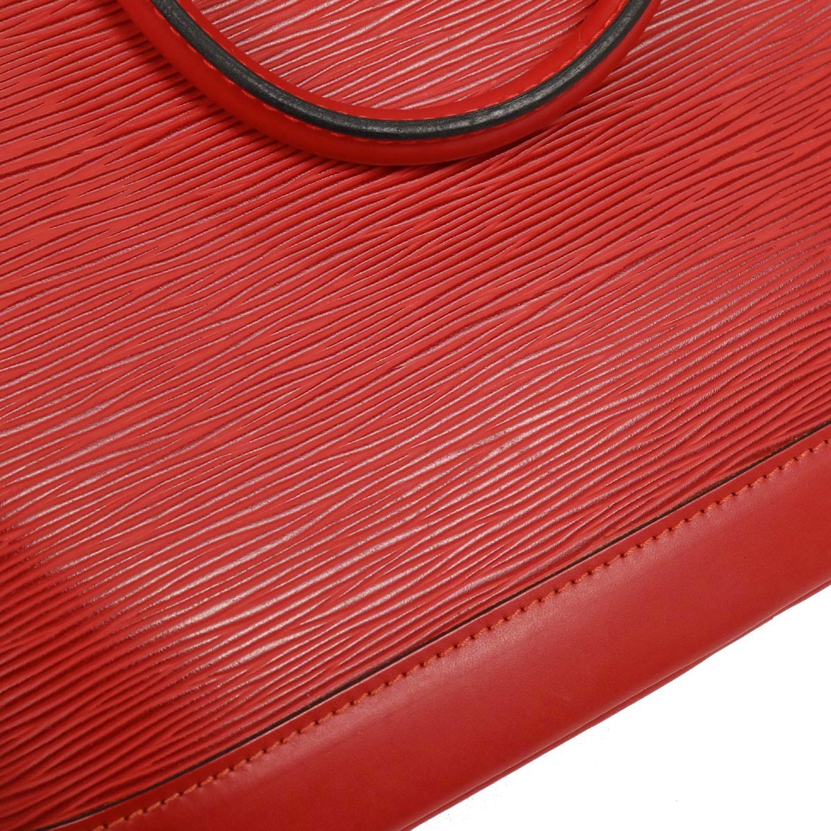 Louis Vuitton Alma Handbag Epi Leather Red Leather Handbag (Pre-Owned)