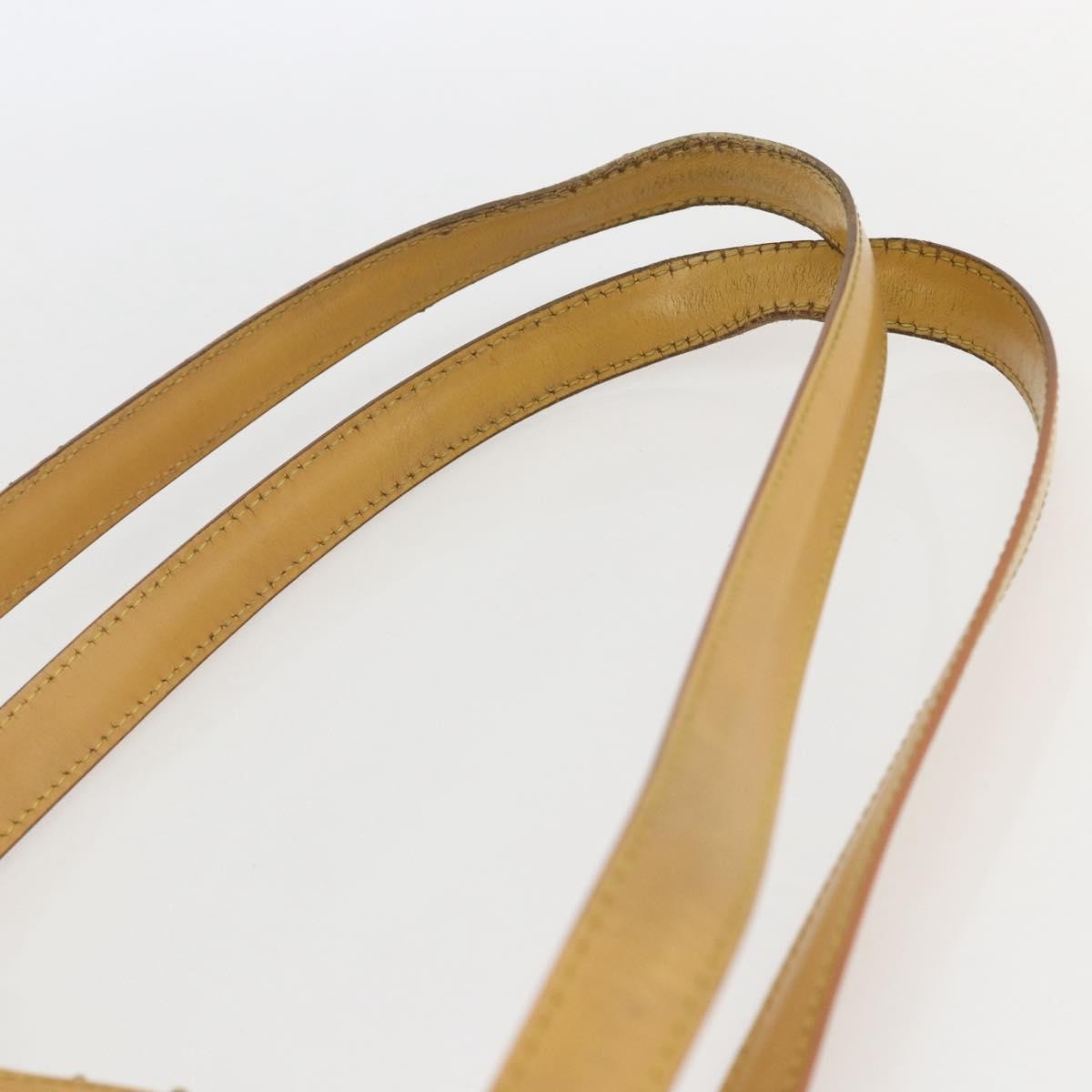 Louis Vuitton Lussac Handbag Epi Leather Yellow Leather Shoulder Bag Bag (Pre-Owned)