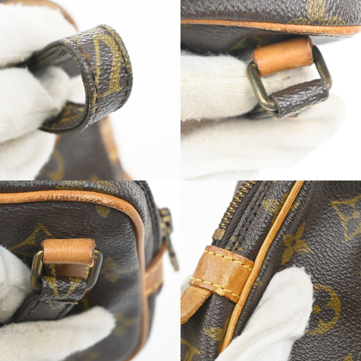 Louis Vuitton Pochette Marly Bandouliere Bag Monogram Canvas Brown Canvas Shoulder Bag Bag (Pre-Owned)