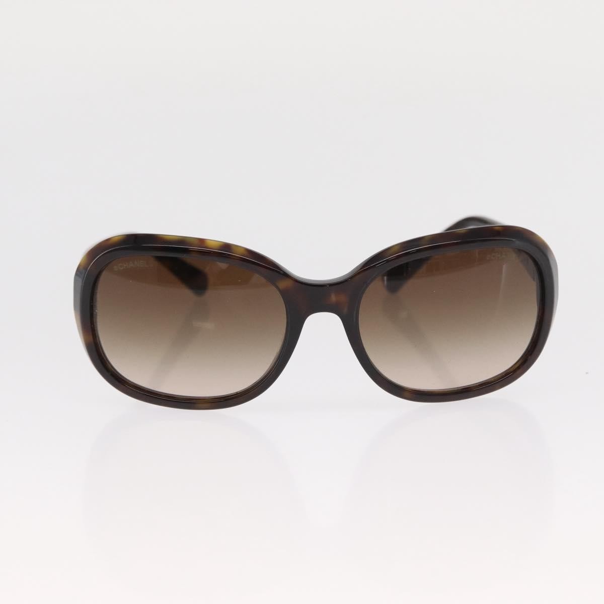 Chanel Logo Cc Sunglasses Plastic Brown Plastic Sunglasse Accessory (Pre-Owned)