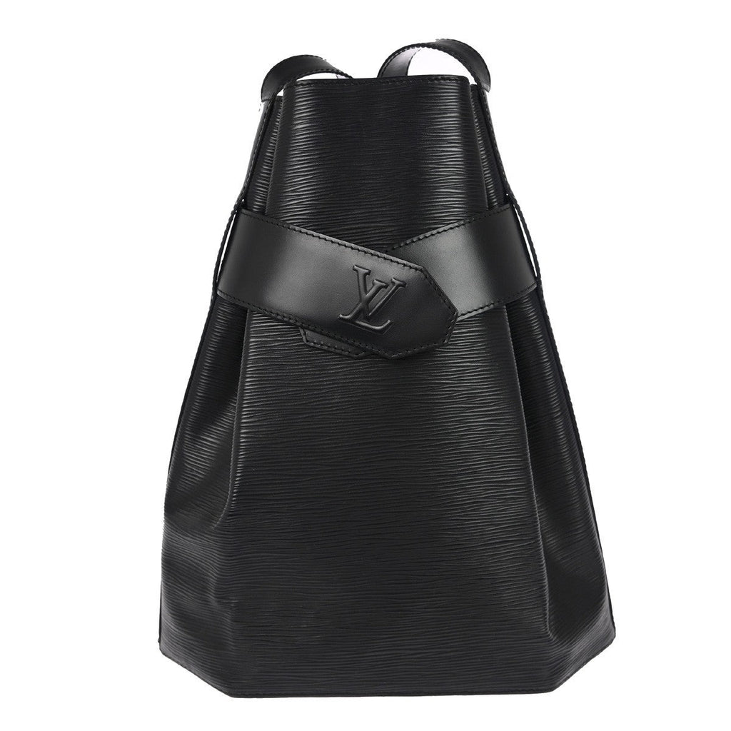 Louis Vuitton Vintage Sac D'epaule Handbag Epi Leather Black Leather Shoulder Bag Bag (Pre-Owned)