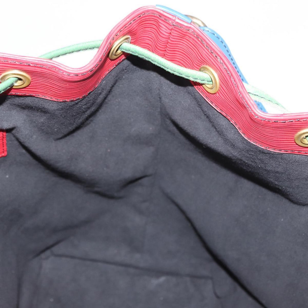Louis Vuitton Tricolor Noe Handbag Epi Leather Red Leather Shoulder Bag Bag (Pre-Owned)