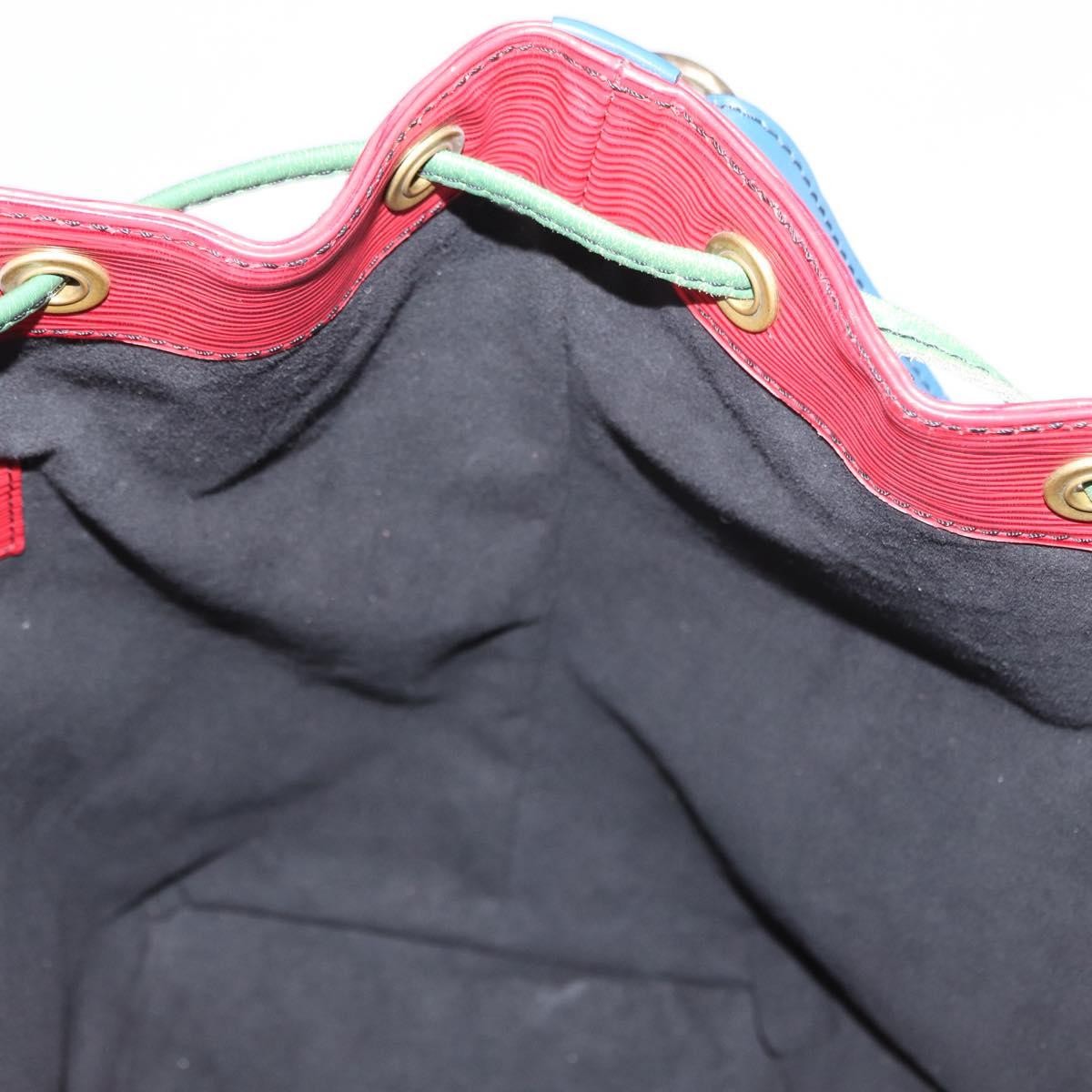 Louis Vuitton Tricolor Noe Handbag Epi Leather Red Leather Shoulder Bag Bag (Pre-Owned)