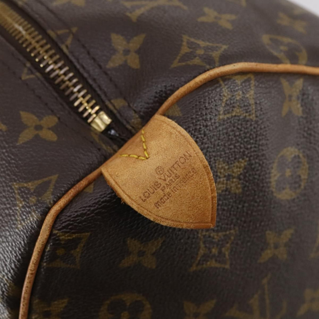Louis Vuitton Keepall Bag Monogram Canvas Brown Canvas Travel Bag Bag (Pre-Owned)
