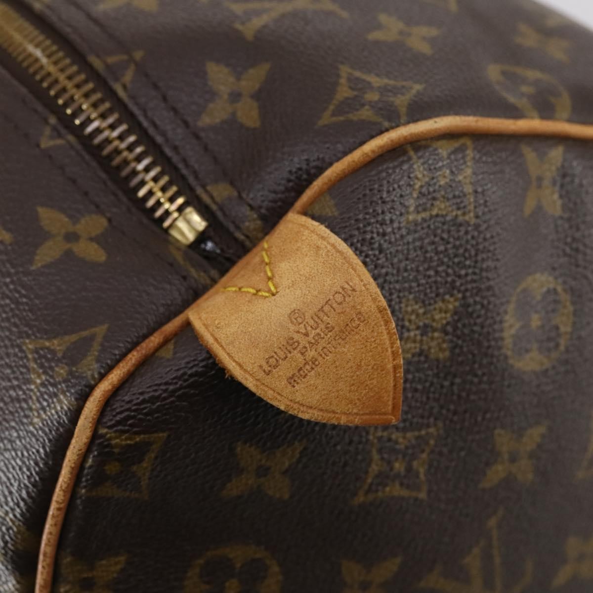 Louis Vuitton Keepall Bag Monogram Canvas Brown Canvas Travel Bag Bag (Pre-Owned)