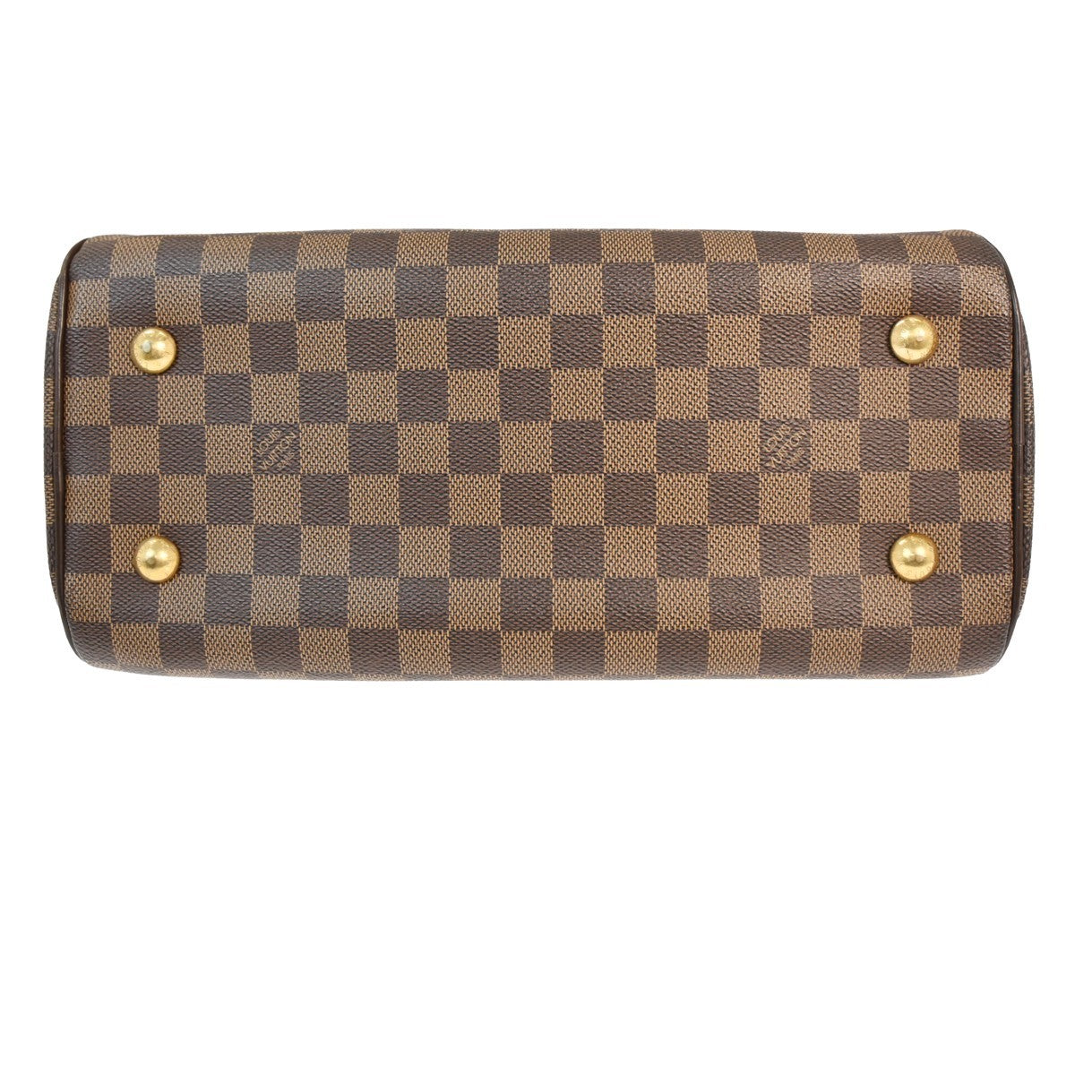 Louis Vuitton Duomo Boston Bag Damier Brown Canvas Handbag (Pre-Owned)