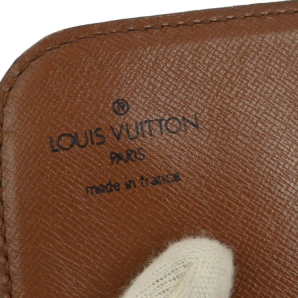 Louis Vuitton Cartouchiere Handbag Monogram Canvas Brown Canvas Shoulder Bag Bag (Pre-Owned)