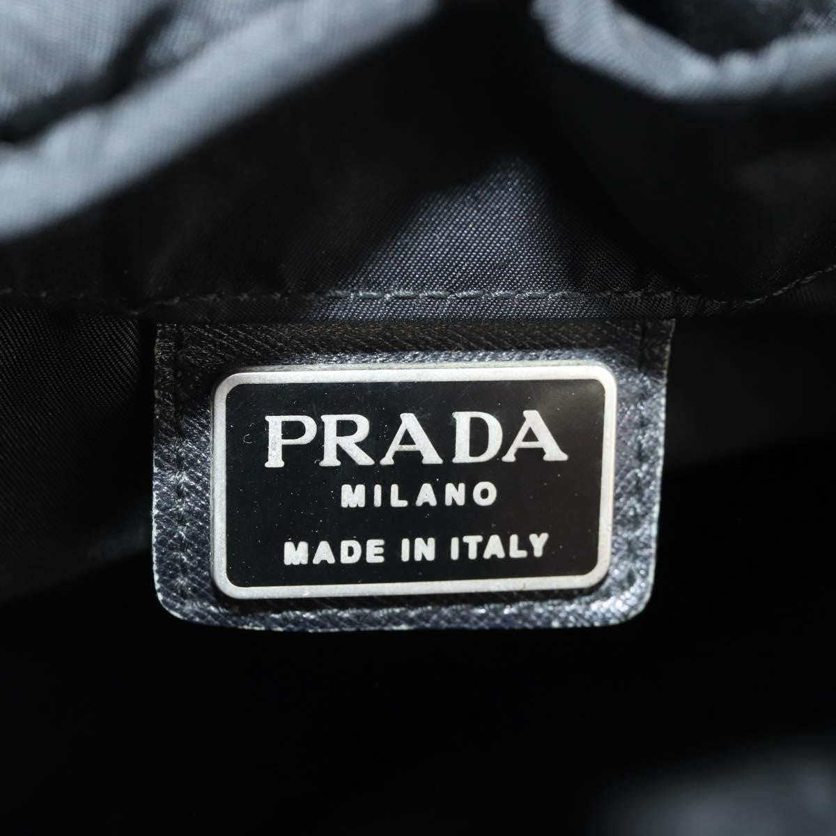 Prada Front Pocket Backpack Tessuto Black Nylon Backpack Bag (Pre-Owned)