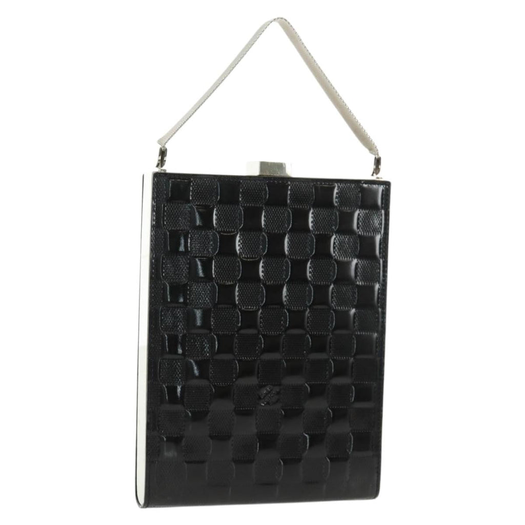 Louis Vuitton Saint Ange Handbag Damier Vernis Black Patent_Leather Handbag (Pre-Owned)
