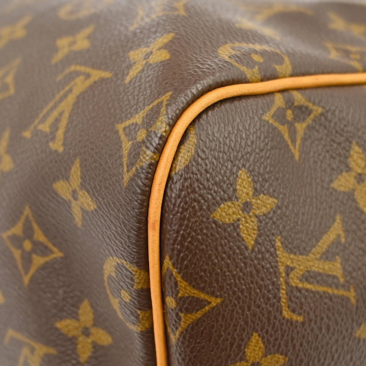 Louis Vuitton Keepall Bag Monogram Canvas Brown Canvas Travel Bag Bag (Pre-Owned)