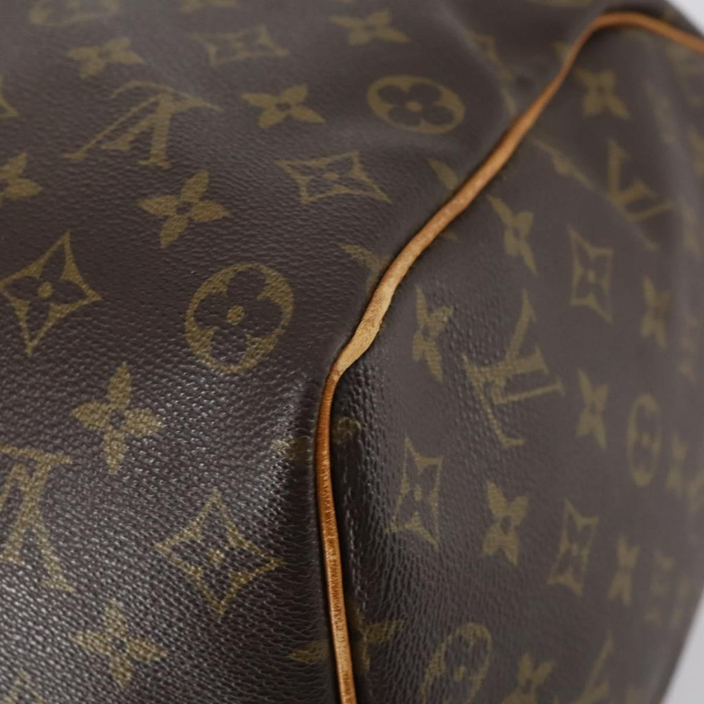 Louis Vuitton Keepall Bag Monogram Canvas Brown Canvas Travel Bag Bag (Pre-Owned)